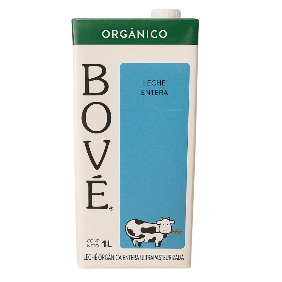 Leche Orgánica Bové Entera 1L
