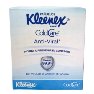 Pañuelos Desechables Kleenex Cold Care 80pz